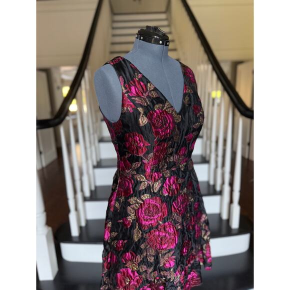 NWT Rachel Roy Rose Metallic Organza Dress Special Occasion Wedding Guest Party - Picture 9 of 14